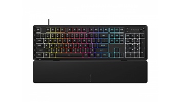CORSAIR SKIFF 100 PLUS Wired RGB Membrane Gaming Keyboard, 10-Zoned RGB LED