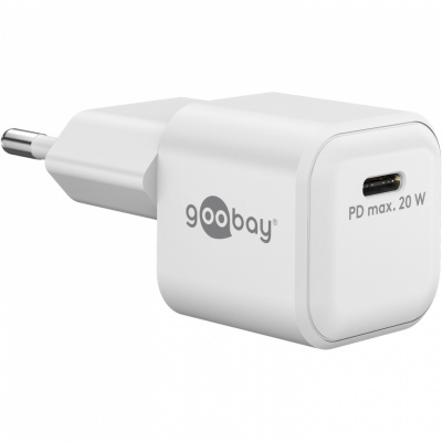 Goobay 20 W USB-C PD GaN Fast Charger Nano | USB-C