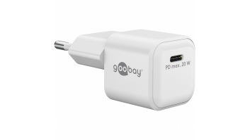 Goobay 20 W USB-C PD GaN Fast Charger Nano | USB-C