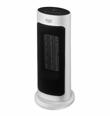 Adler | Tower Fan Heater with Timer | AD 7738 | Ceramic | 2000 W | Number of power levels 2 | Suitable for rooms up to 25 m² | White