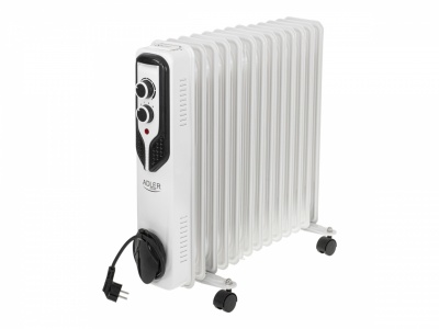 Adler | Oil-Filled Radiator | AD 7818 | Oil Filled Radiator | 2500 W | Number of power levels 3 | White