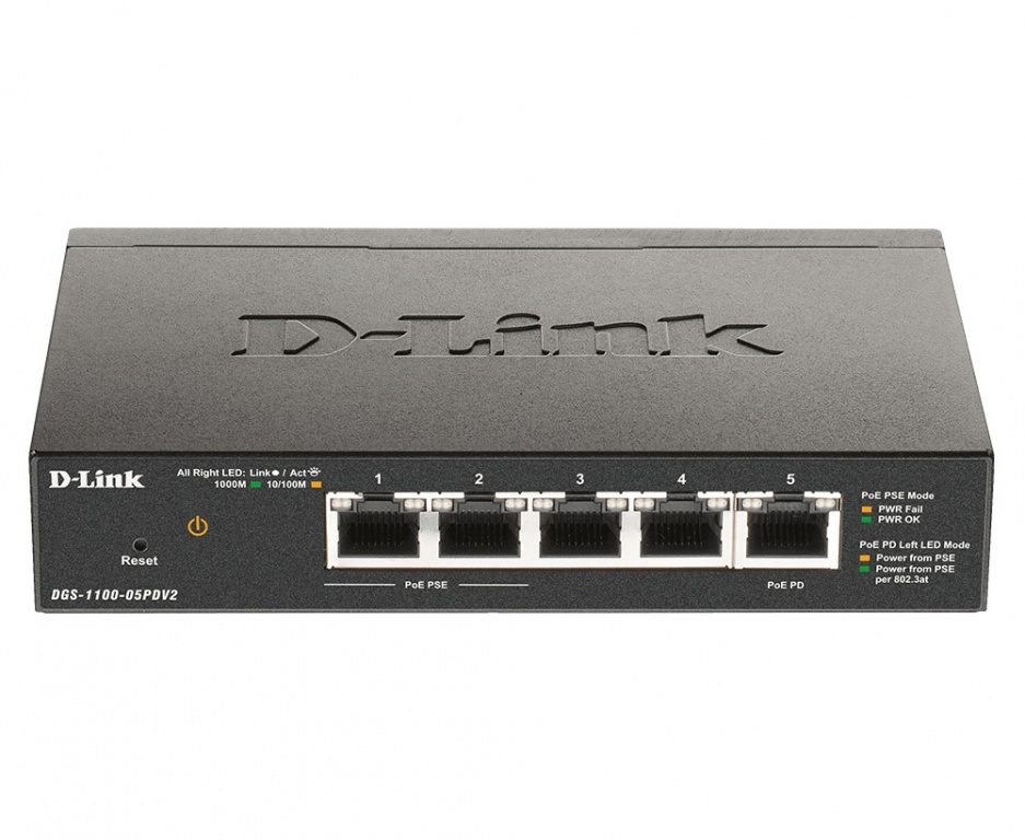 D-Link | 5-Port Gigabit PoE Smart