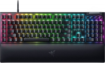 Razer | BlackWidow V4 | Mechanical Gaming keyboard | Wired | RGB LED light | US | Yellow Switches | Black