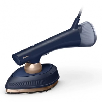 Philips Steam Iron with Soft Board | OneTurn GC215/20 | Steam Iron | 1800 W | Water tank capacity 200+300 ml | Continuous steam 45 g/min | Steam boost performance 90 g/min | Blue