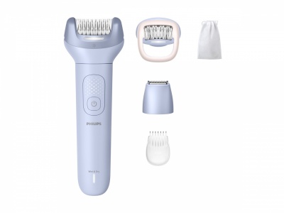 Philips Epilator | BRE711/00 Series 8000 | Operating time (max) 60 min | Number of power levels 2 | Wet & Dry | Blue