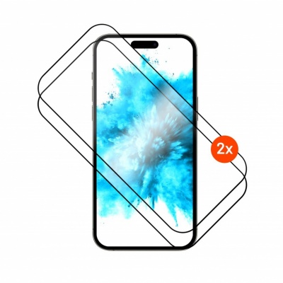Fixed Screen protector | Apple | iPhone 17 | Tempered glass | Black | Full Cover 2.5D