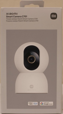 SALE OUT. Xiaomi Smart Camera C701 EU | Xiaomi Smart Camera C701 EU | 24 month(s) | Dome | 8 MP | F/1.6 | H.265 | microSD card (8 GB to 256 GB) | DAMAGED PACKAGING, DEMO