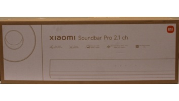 SALE OUT. Xiaomi Soundbar Pro 2.1 ch | SALE OUT. | Xiaomi Soundbar Pro 2.1 ch | Warranty 24 month(s) | 300 W | Bluetooth | Wireless connection | Black | DAMAGED AND MISSING INNER PACKAGING, DAMAGED BODY (EDGE)
