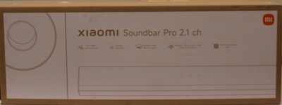 SALE OUT. Xiaomi Soundbar Pro 2.1 ch | SALE OUT. | Xiaomi Soundbar Pro 2.1 ch | Warranty 24 month(s) | 300 W | Bluetooth | Wireless connection | Black | DAMAGED AND MISSING INNER PACKAGING, DAMAGED BODY (EDGE)