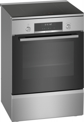 Bosch | Cooker | HLS79Y351U Series 6 | Hob type Induction | Oven type Electric | Stainless Steel | Width 60 cm | Depth 60 cm | Grilling | LCD | Energy efficiency class A | 63 L
