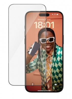 PanzerGlass | Screen protector | Apple | IPhone 15 Pro Max | Glass | Transparent | Ultra-wide fit, Scratch resistant, Drop protection, EasyAligner included