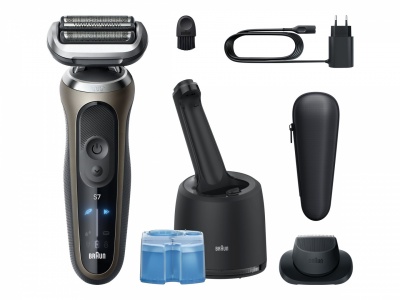 Braun 72-C7200cc Series 7 Shaver, Black/Gold | Braun