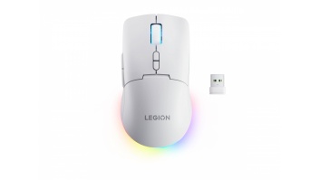 Lenovo RGB Gaming Mouse | Legion M220 | Wireless | 2.4 GHz, Bluetooth, Wired | Glacier White