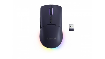 Lenovo RGB Gaming Mouse | Legion M220 | Wireless | 2.4 GHz, Bluetooth, Wired | Nebula Purple