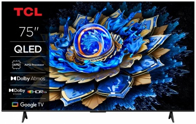 TV Set|TCL|75 "|4K Ultra HD|3840 x 2160 pixels|Flat|16:9|QLED|75T69C