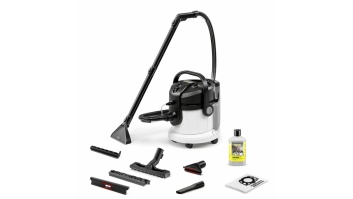 Vacuum Cleaner|KARCHER|Input power 1000 W|Dust capacity 4 L|Drum vacuum|Cleaning type Dry&wet|Dust container Bagless|Colour Black/Grey/White|1.081-155.0