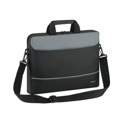 Targus | Intellect | Fits up to size 15.6 " | Messenger - Briefcase | Shoulder strap | Black/Grey