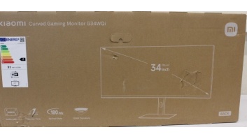 SALE OUT. Xiaomi | G34WQi | 34 " | WQHD | 21:9 | 180 Hz | 1 ms | 3440 x 1440 pixels | 350 cd/m² | HDMI ports quantity 2 | Black | Warranty 24 month(s) | DAMAGED PACKAGING