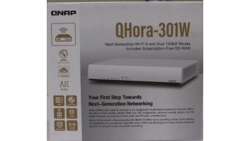 SALE OUT. QNAP QHora-301W WiFi 6 up to 3.5Gbps Speed AX optimized Quad-Core Processor 4x4 MU-MIMO & OFDMA 2* 10GbE (Multi-Gig) WAN/LAN adjus | SALE OUT. | QNAP | Dual bandRouter | QHora-301W | 802.11ax | Ethernet LAN (RJ-45) ports 6 | Mesh Support Yes | M