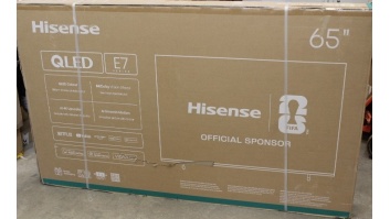 SALE OUT. Hisense 65E7Q 65" (164 cm) UHD QLED Smart TV | SALE OUT. Hisense UHD QLED Smart TV | 65E7Q | 65" | Smart TV | VIDAA OS | UHD | Black | DAMAGED PACKAGING