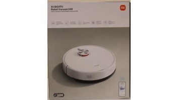 SALE OUT. Xiaomi Robot Vacuum S40 EU | Xiaomi Robot Vacuum S40 EU | Wet&Dry | 5200 mAh | Dust capacity 0.52 L | 10000 Pa | White | DAMAGED PACKAGING | 24 month(s)