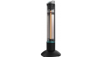 Cecotec ReadyWarm 1000 Power Tower | Halogen Heater | 1000 W | Number of power levels 2 | Black | IP55