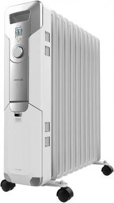 Cecotec ReadyWarm 11000 Space | Oil Radiator | 2500 W | Number of power levels 3 | Suitable for rooms up to 25 m² | White