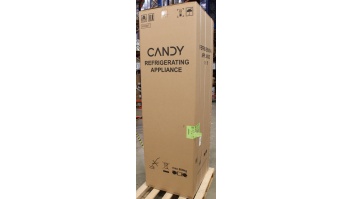 SALE OUT. Candy ECN2CQTEX206 Refrigerator, E, Freestanding, Combi, Height 205cm, Fridge net 289 L, Freezer net 120 L, Stainless steel | SALE OUT. | Candy Refrigerator | ECN2CQTEX206 | Energy efficiency class E | Free standing | Combi | Height 205 cm | No