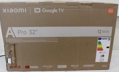 SALE OUT. Xiaomi QLED TV A Pro 2026 32" | SALE OUT. | Xiaomi QLED TV A Pro 2026 | 32" | Smart TV | Google TV | HD | Dark Gray | DAMAGED PACKAGING