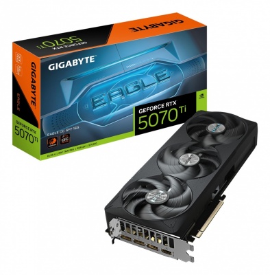 Graphics Card|GIGABYTE|NVIDIA|GeForce RTX 5070 Ti|2542 MHz|16 GB|GDDR7|256 bit|PCI Express x16 5.0|Active|GV-N507TEAGLEOC-16GD1.0