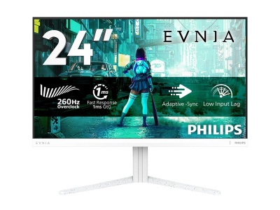 Philips Evnia 24M2N3201PL/00 | 24 " | Fast IPS | FHD | 16:9 | 260 Hz | 1 ms | 1920 x 1080 pixels | 300 cd/m² | HDMI ports quantity 1 | White