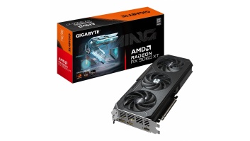 Graphics Card|GIGABYTE|AMD Radeon RX 9060 XT|16 GB|GDDR6|128 bit|PCIE 5.0 16x|Triple slot Fansink|GV-R9060XTGAMINGOC-16GD