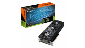 Graphics Card|GIGABYTE|NVIDIA GeForce RTX 5070|12 GB|GDDR7|192 bit|PCIE 5.0 16x|GPU 2587 MHz|Triple slot Fansink|1xHDMI|3xDisplayPort|GV-N5070EAGLEOC-12GD