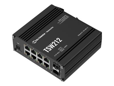 Teltonika | Switch, 8 ports | TSW212 | L2 managed | Wall-mountable | SFP ports quantity 2