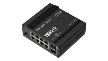 Teltonika | Switch, 8 ports | TSW212 | L2 managed | Wall-mountable | SFP ports quantity 2