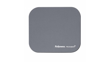 MOUSE PAD MICROBAN/SILVER 5934005 FELLOWES