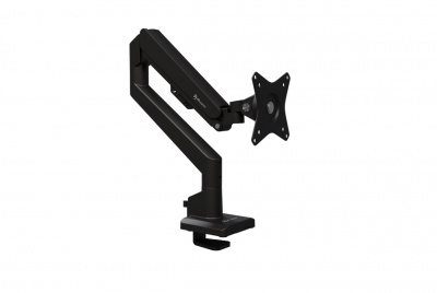 Arozzi Desk Mount | Neo Single - Gas Spring Monitor Arm AZ-ALZARE-NEO-BK | Tilt, Swivel, Rotation | Maximum weight (capacity) 9 kg | Black