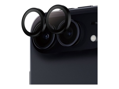 PanzerGlass Hoops | Camera Lens | Apple | iPhone Duo | Metal/Silicone | Black