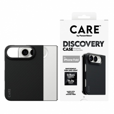 PanzerGlass Discovery Case | Back cover | Apple | iPhone 2026 Fold | Recycled plastic | Black