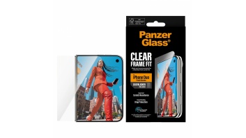 PanzerGlass FrameFit w. EasyAligner | Screen protector | Apple | iPhone Duo | Glass | Transparent