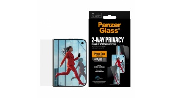 PanzerGlass Privacy w. EasyAligner | Screen protector | Apple | iPhone Duo | Glass | Transparent