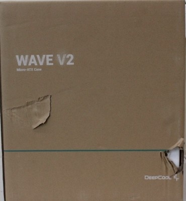 SALE OUT. Deepcool Wave V2 Micro ATX PC case | Deepcool | Wave V2 | Black | Micro ATX | DAMAGED PACKAGING | Power supply included No