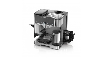 NINJA | Coffee Maker | ES701EU Luxe Café Pro | Pump pressure 9 bar | Built-in milk frother | Ground | 1650 W | Black/Stainless Steel