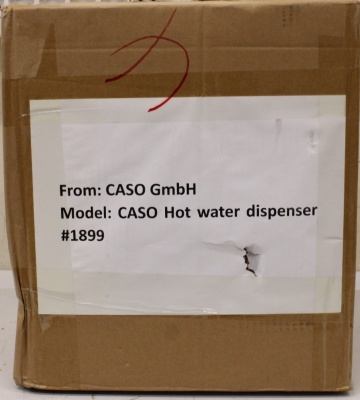 SALE OUT. Caso 01899 Hot Water Dispenser NOT ORIGINAL PACKAGING, SCRATCHED, DEMO | SALE OUT. | Caso NOT ORIGINAL PACKAGING, SCRATCHED, MISSING MANUAL