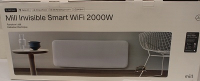 SALE OUT. Mill PA2000WIFI4 Panel Heater with WiFi Gen 4 2000 W Suitable for rooms 24-28 m², White, IPX4 | Mill Invisible Smart WiFi Heater | PA2000WIFI4 | Panel Heater | 2000 W | Suitable for rooms up to 24-28 m² | White | DAMAGED PACKAGING, DENTED BODY |