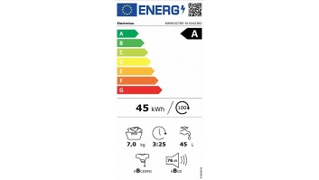 Electrolux veļas mazg.mašīna (front.ielāde), 600.sērija „SensiCare“, 7 kg, balta