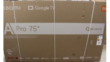 SALE OUT. Xiaomi QLED TV A Pro 2026 75" | SALE OUT. Xiaomi QLED TV A Pro 2026 | 75 | Smart TV | Google TV | 4K UHD | DAMAGED PACKAGING
