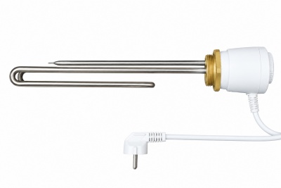 Eliko W091N | 3.0 kW electric heater with thermostat, 6/4" connection, 230V