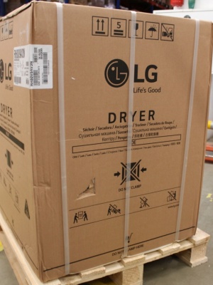 SALE OUT. | LG Dryer Machine | RH80V9AV3N | Energy efficiency class C | Front loading | 8 kg | LED | Depth 69 cm | Wi-Fi | White | DAMAGED PACKAGING AND RIGHT SIDE, DENTED FRONT (BOTTOM)