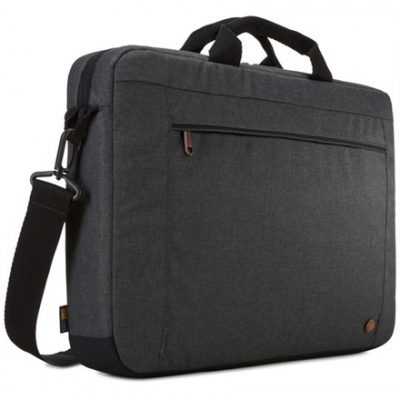 Case Logic | Era Attaché | Fits up to size 15.6 " | Messenger - Briefcase | Shoulder strap | Obsidian